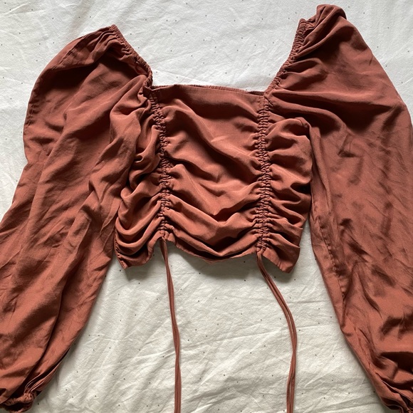 Fashion Nova dusty rose blouse - Picture 2 of 9